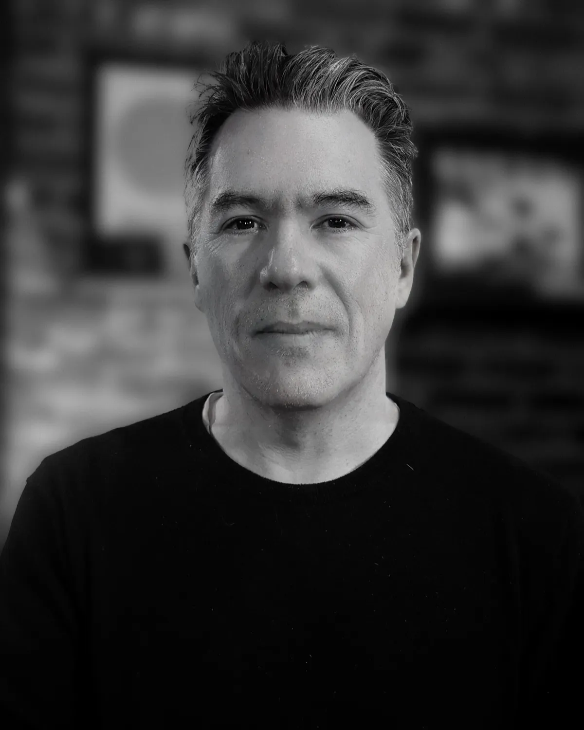 Tim Simmons in his studio